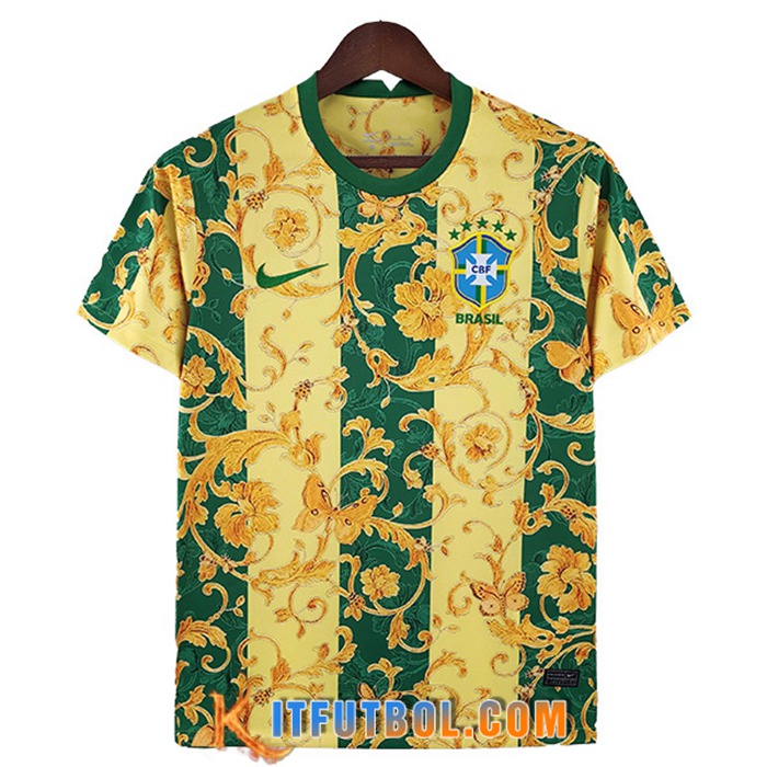 Camiseta Equipo Nacional Brasil Special Edition Amarillo/Verde 2022/2023