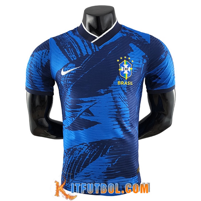Camisetas De Futbol Brasil Classic Azul Copa Del Mundo 2022