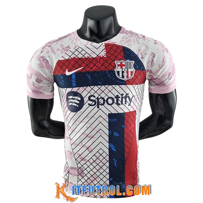 Camisetas De Futbol FC Barcelona Special Edition Camouflage Rosa 2022/2023