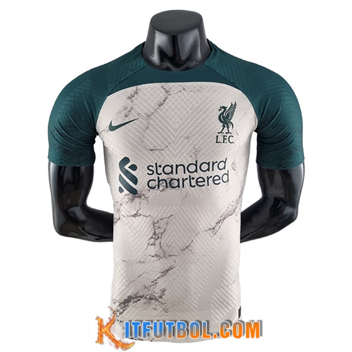 Camisetas De Futbol FC Liverpool Special Edition Blanco/Verde 2022/2023