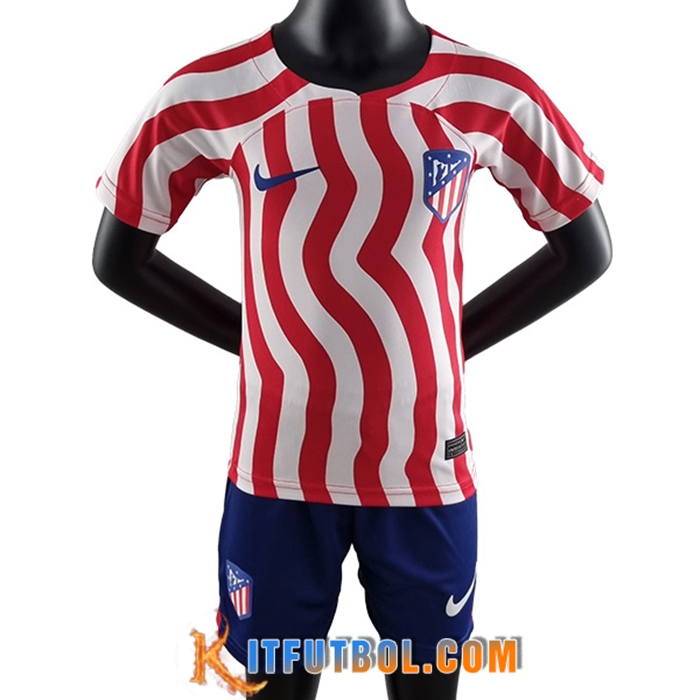 Camisetas De Futbol Atletico Madrid Ninos Primera 2022/2023