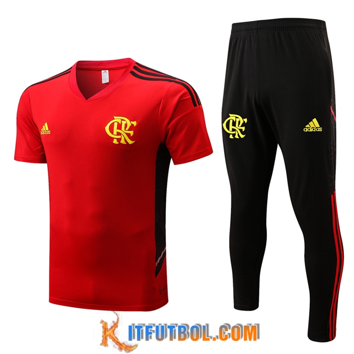 Camiseta Entrenamiento + Pantalones Flamengo Rojo 2022/2023