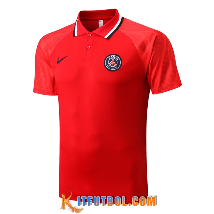 Camiseta Polo PSG Rojo 2022/2023