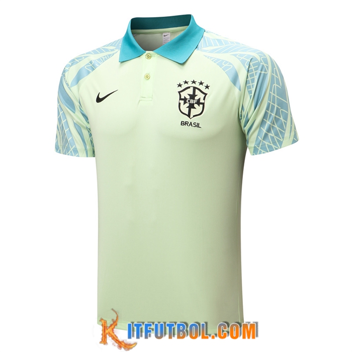 Camiseta Polo Brasil Verde 2022/2023
