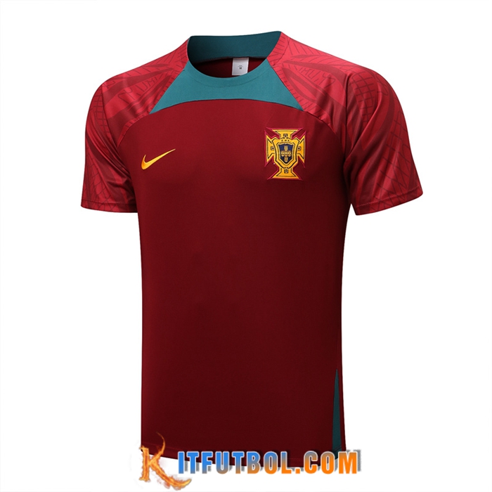Camiseta Entrenamiento Portugal Rojo 2022/2023