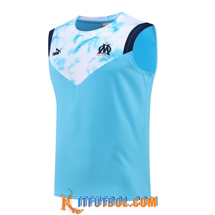 Camiseta Entrenamiento sin mangas Marsella OM Azul 2022/2023