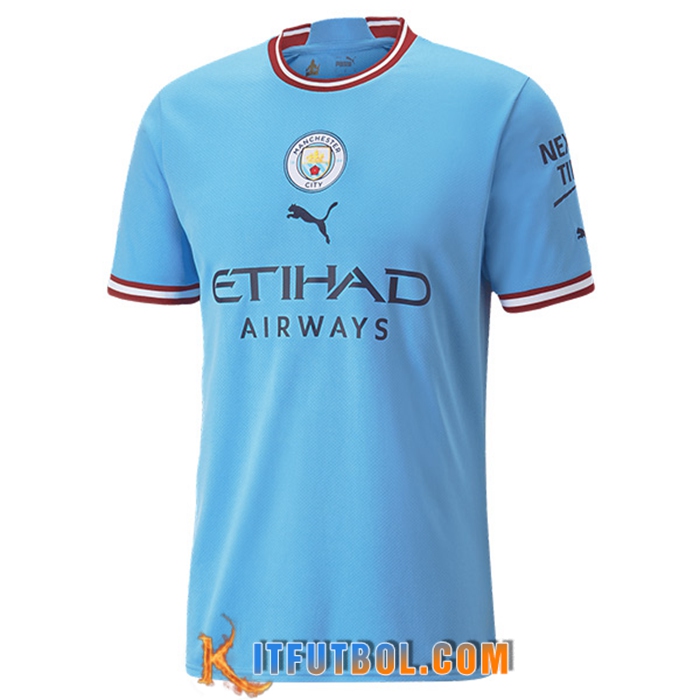 Nueva Camisetas De Futbol Manchester City Primera 2022/2023