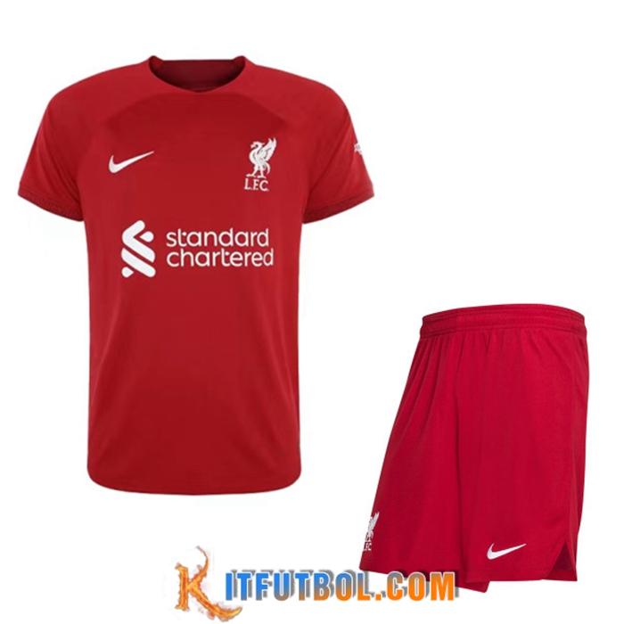 Camisetas De Futbol FC Liverpool Primera + Cortos 2022/2023