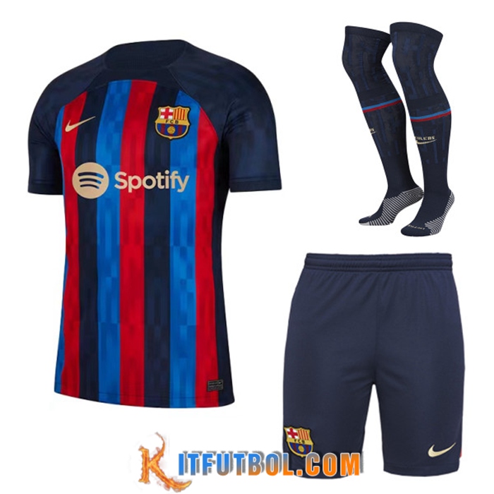 Camisetas De Futbol FC Barcelona Primera (Cortos + Calcetines) 2022/2023