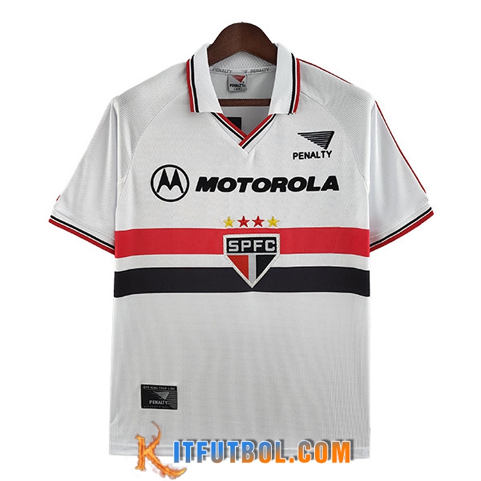 Camisetas De Futbol Sao Paulo FC Retro Primera 1999