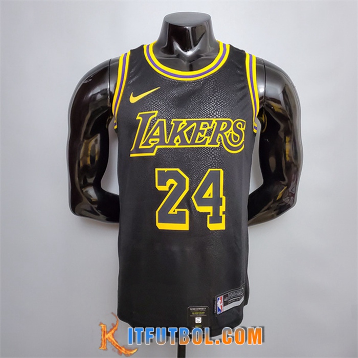 Camisetas Los Angeles Lakers (Bryant #24) Negro
