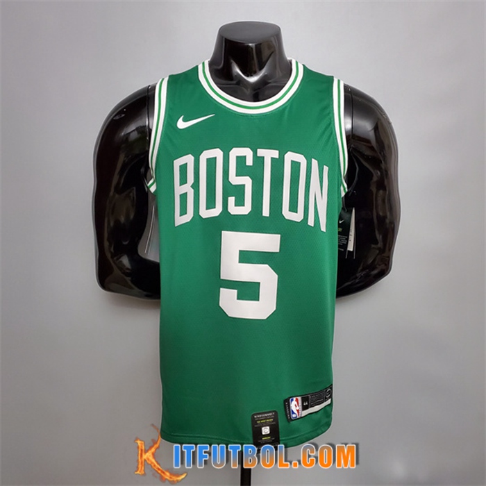Camisetas Boston Celtics (Garnett #5) Verde