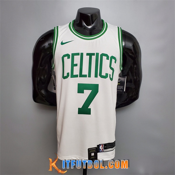 Camisetas Boston Celtics (Brown #7) Blanco