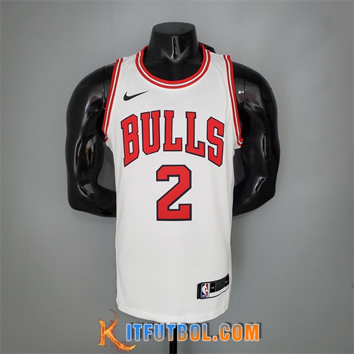 Camisetas Chicago Bulls (Ball #2) Blanco