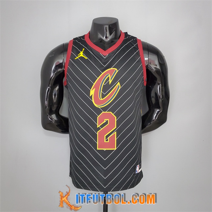 Camisetas Cleveland Cavaliers (Irving #2) 2021 Negro Jordan Theme Limited Edition