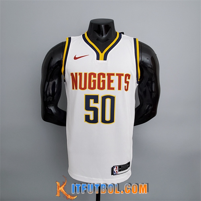 Camisetas Denver Nuggets (Gordon #50) Blanco Limited