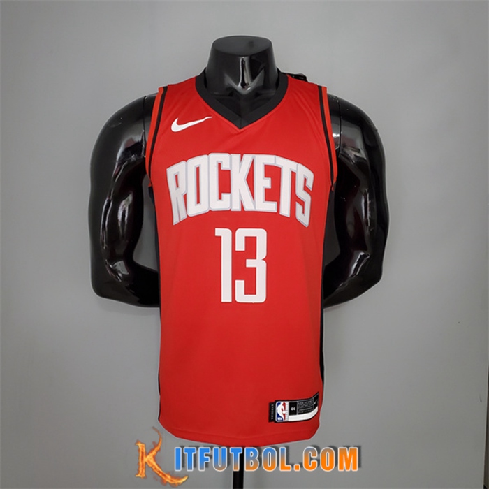 Camisetas Houston Rockets (Harden #13) 2021 Rojo