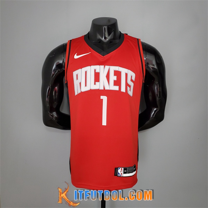 Camisetas Houston Rockets (McGrady #1) 2021 Rojo