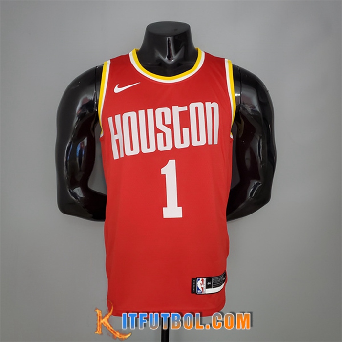 Camisetas Houston Rockets (McGrady #1) Retro Rojo
