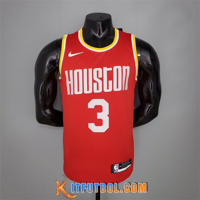 Camisetas Houston Rockets (Paul #3) Retro Rojo
