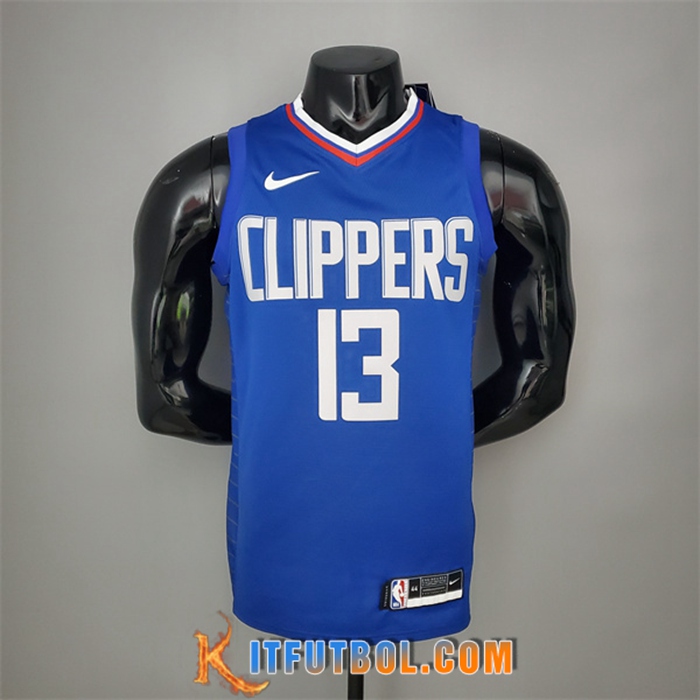 Camisetas Los Angeles Clippers (George #13) Azul Limited Edition