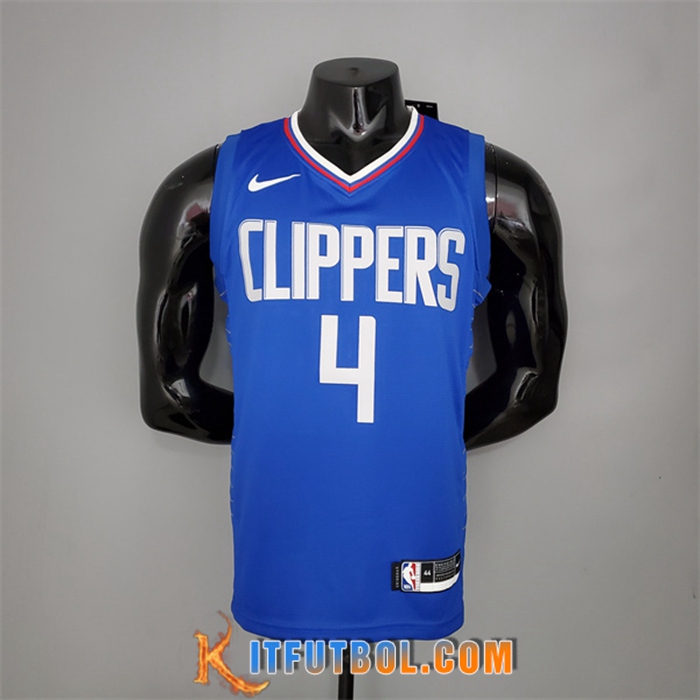 Camisetas Los Angeles Clippers (Rondo #4) Azul Limited Edition