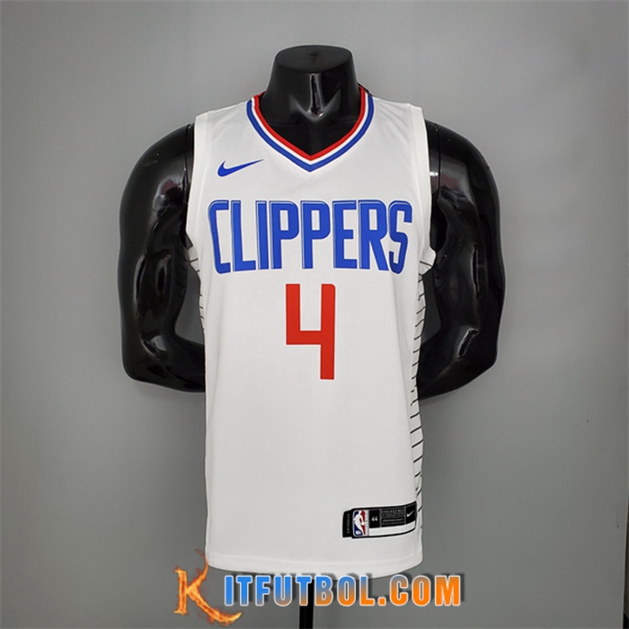 Camisetas Los Angeles Clippers (Rondo #4) Blanco Limited Edition