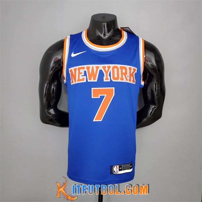 Camisetas New York Knicks (Anthony #7) 2021 Azul
