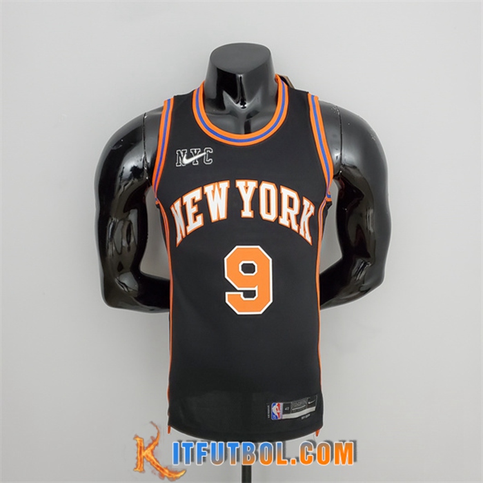Camisetas New York Knicks (Barrett #9) 2022 Season Negro Urban Edition