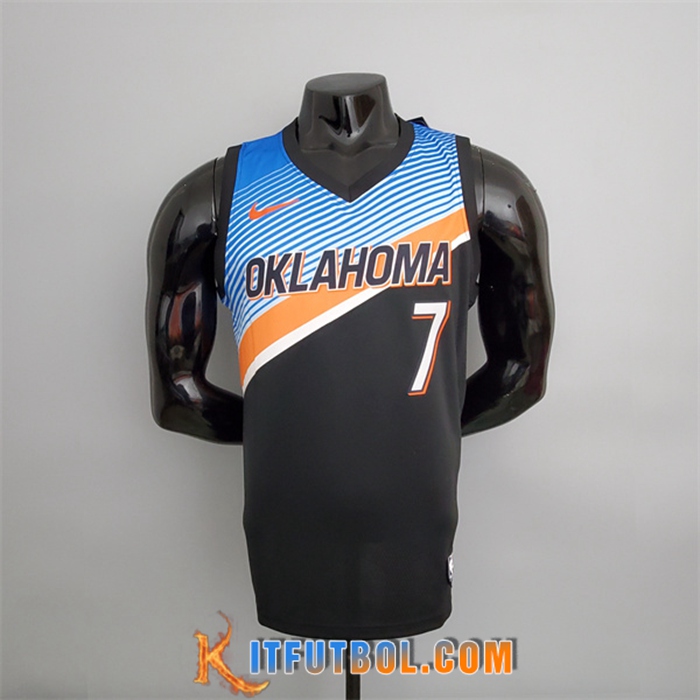 Camisetas Oklahoma City Thunder (Anthony #7) Negro City Edition