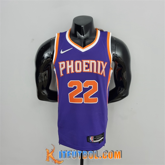 Camisetas Phoenix Suns (Ayton #22) Púrpura 75th Anniversary