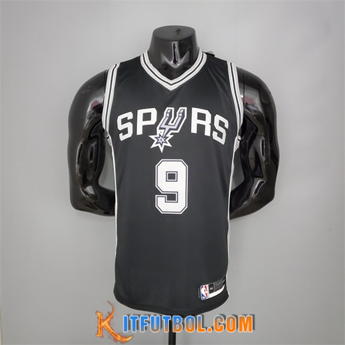 Camisetas San Antonio Spurs (Parker #9) Negro