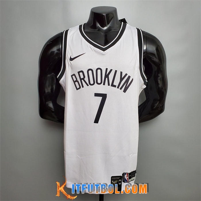 Camisetas Brooklyn Nets (Durant #7) Blanco