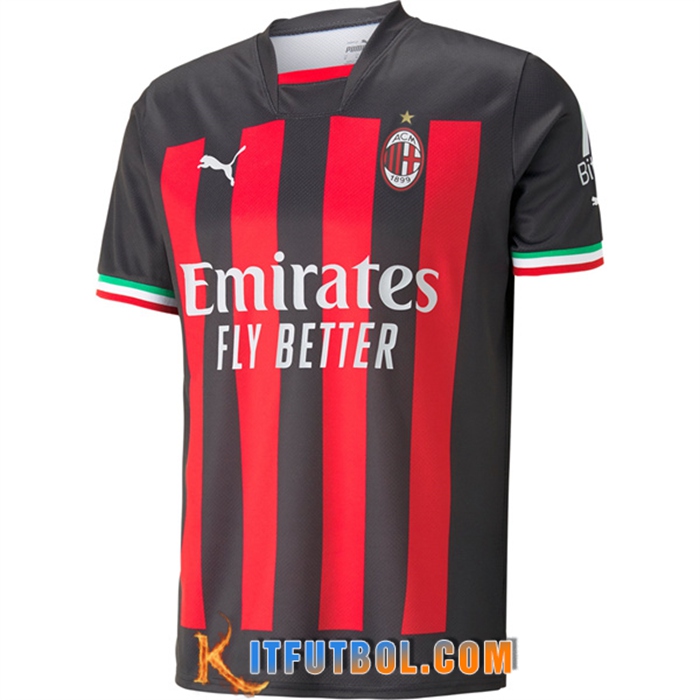 Nueva Camisetas De Futbol AC Milan Primera 2022/2023