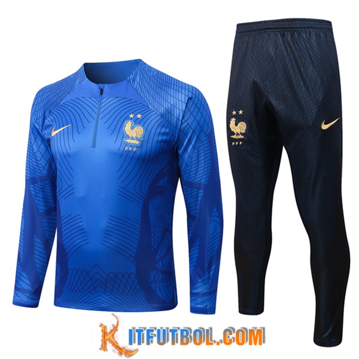Chandal Equipos De Futbol Francia Pattern Azul 2022/2023
