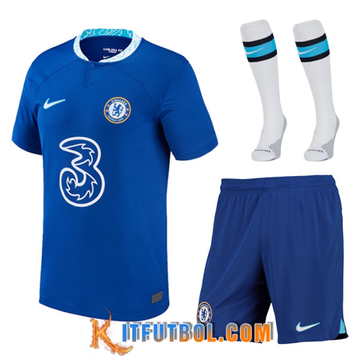 Camisetas De Futbol FC Chelsea Primera (Cortos + Calcetines) 2022/2023