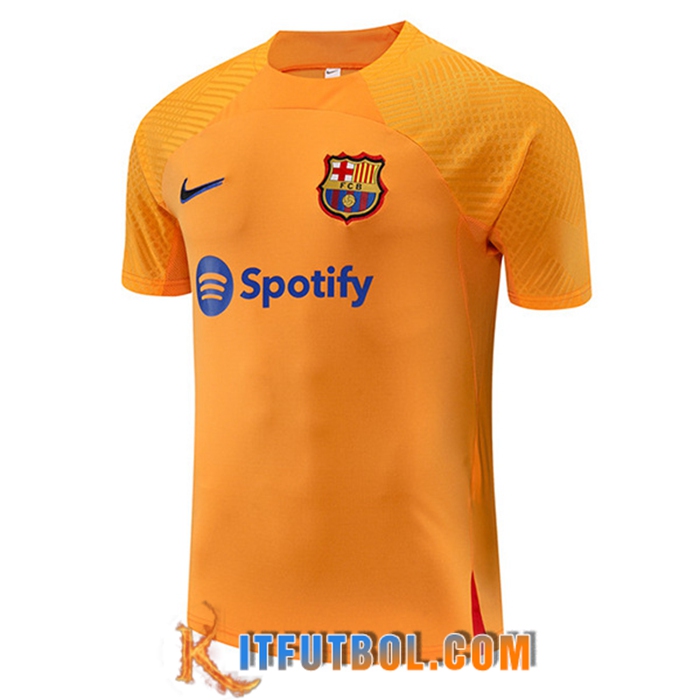 Camiseta Entrenamiento FC Barcelona Amarillo 2022/2023