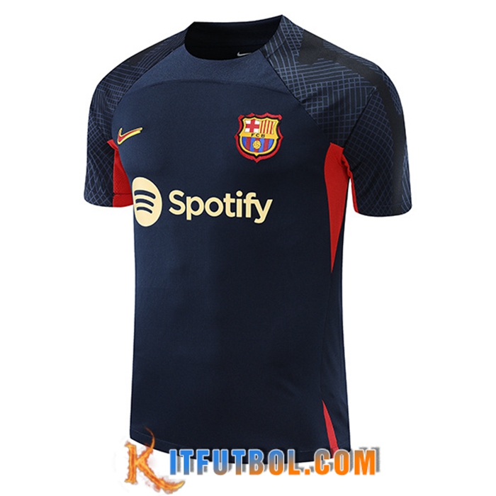 Camiseta Entrenamiento FC Barcelona Azul marino/Rojo 2022/2023