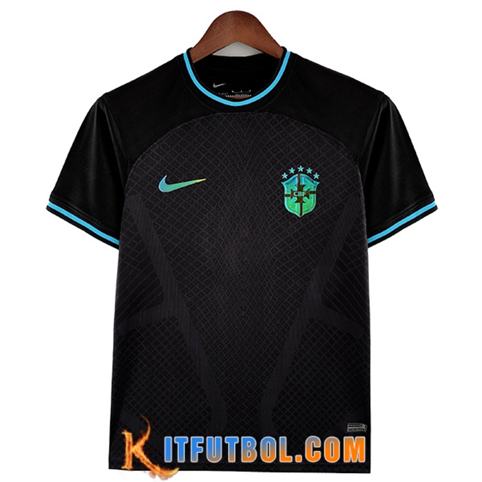 Camiseta Entrenamiento Brasil Negro 2022/2023