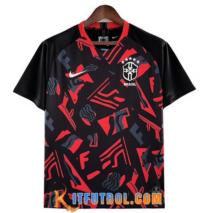 Camiseta Entrenamiento Brasil Rojo/Negro 2022/2023