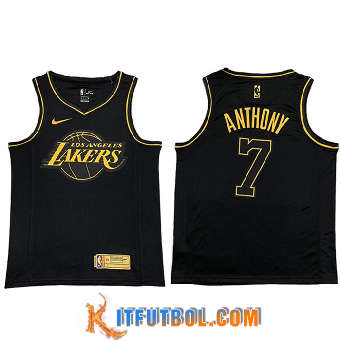 Camisetas Los Angeles Lakers (ANTHONY #7) Negro