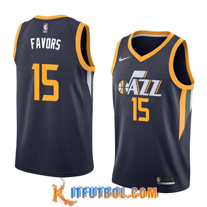 Camisetas Utah Jazz (FAVORS #15) Negro