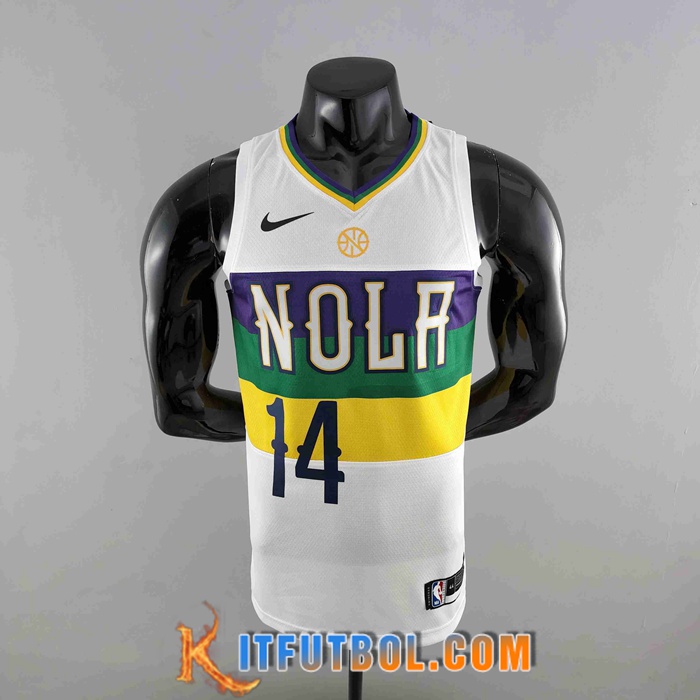 Camisetas New Orleans Pelicans (INGRAM #14) Blanco Urban Edition