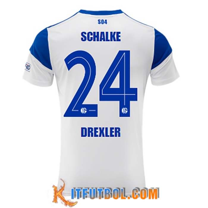 Camisetas De Futbol Schalke 04 (DREXLER #24) 2022/23 Segunda