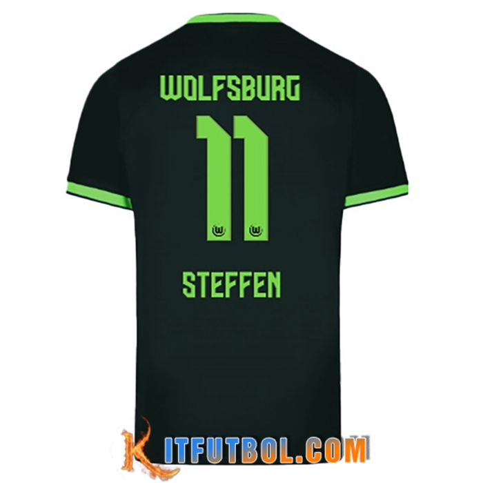 Camisetas De Futbol Vfl Wolfsburg (STEFFEN #11) 2022/23 Segunda