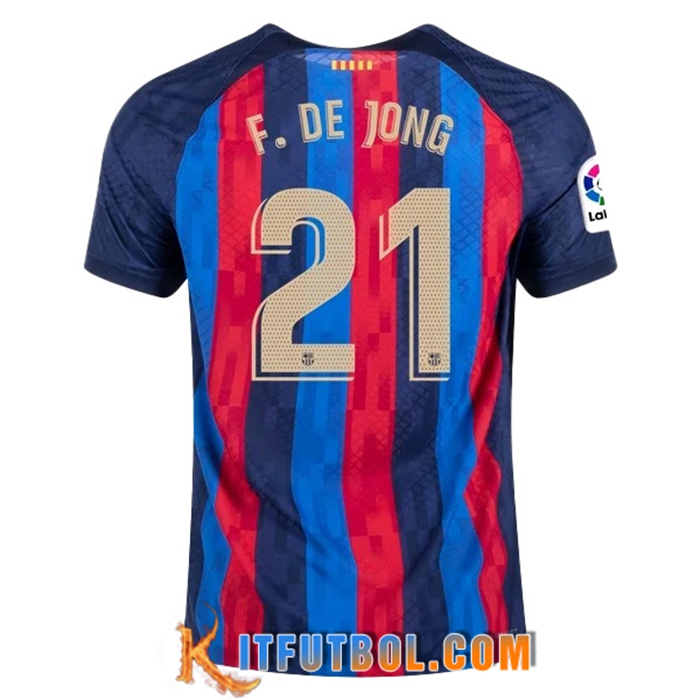 Camisetas De Futbol FC Barcelona (F.DE JONG #21) 2022/23 Primera