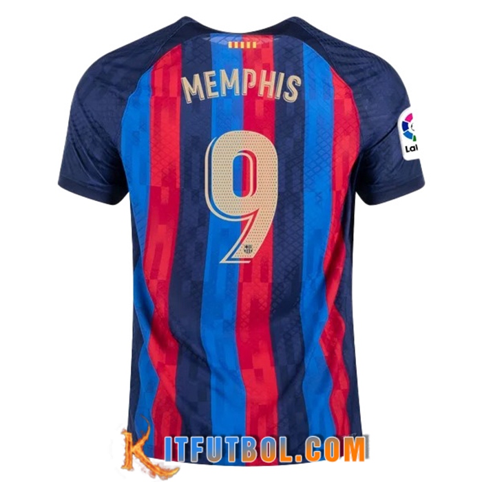 Camisetas De Futbol FC Barcelona (MEMPHIS #9) 2022/23 Primera