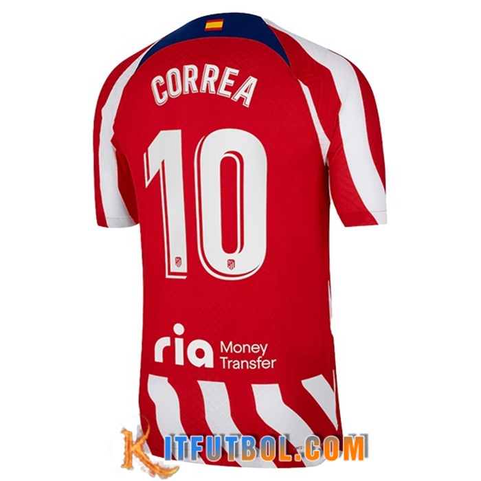 Camisetas De Futbol Atletico Madrid (CORREA #10) 2022/23 Primera