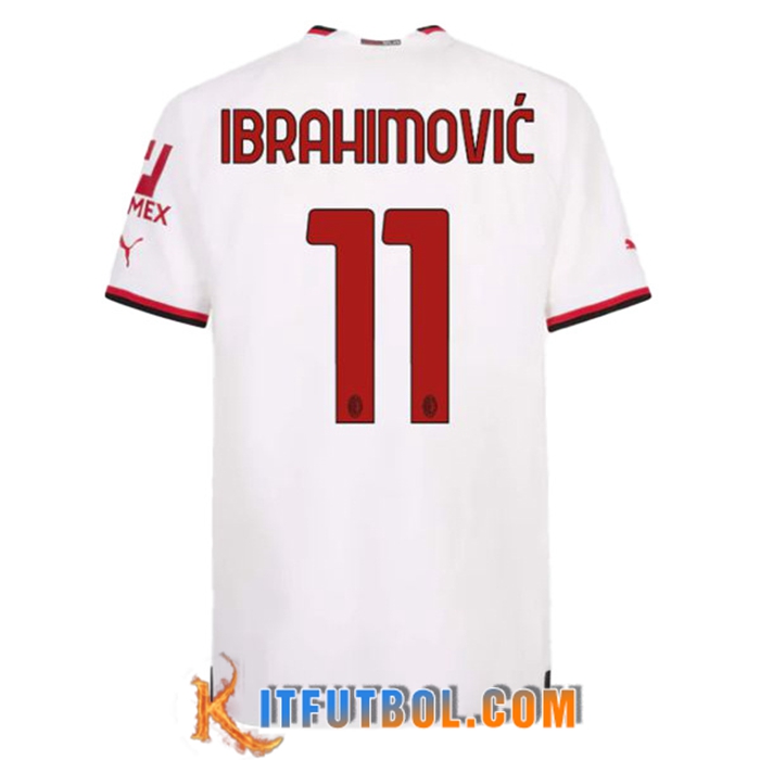 Camisetas De Futbol AC Milan (IBRAHIMOVIĆ #11) 2022/23 Segunda