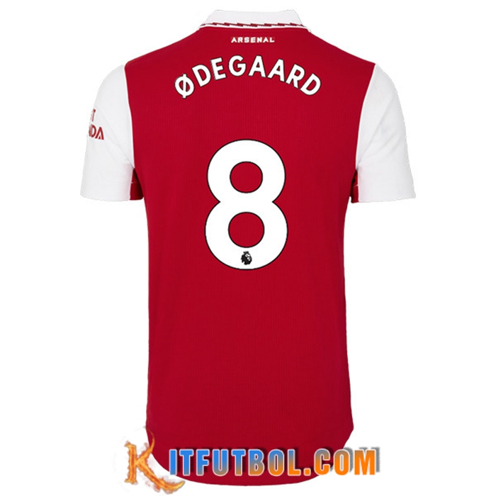 Camisetas De Futbol Arsenal (ODEGAARD #8) 2022/23 Primera